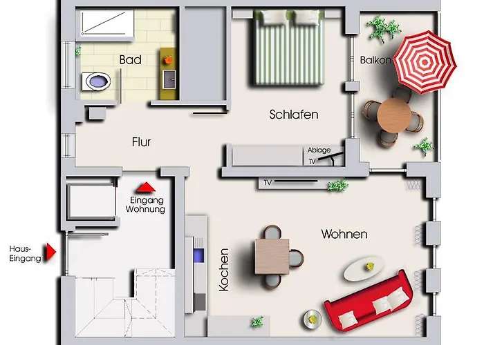 Daire Kurpark Xanten